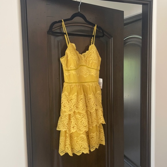 Lace Homecoming Dress - Picture 1 of 6